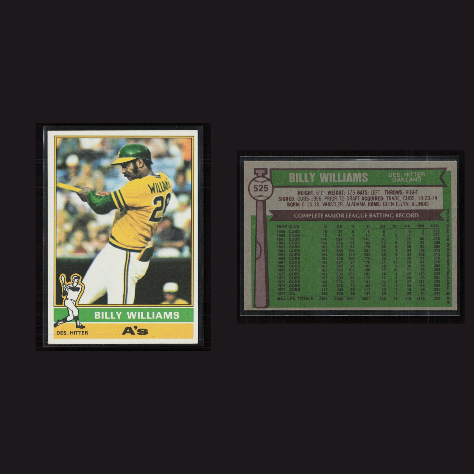 1976 Rollie Fingers #405 NM Topps Oakland Athletics Vintage Baseball Card MLB front and back scans. Card condition is Near Mint.